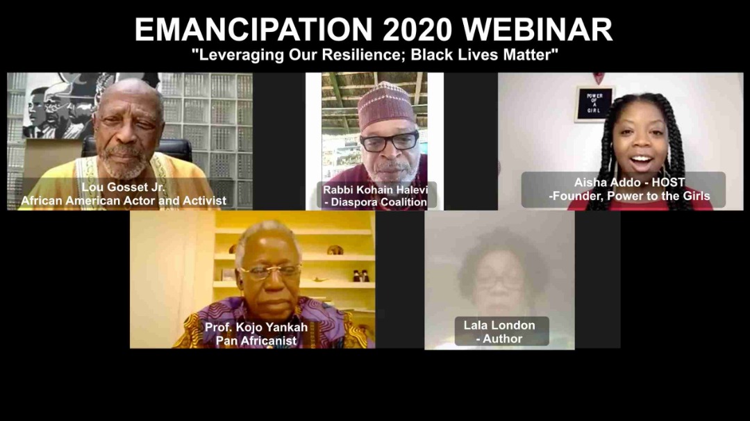 Read more about the article Emancipation Day Virtual Panel Discussion on Leveraging Our Resilience; Black Lives Matter