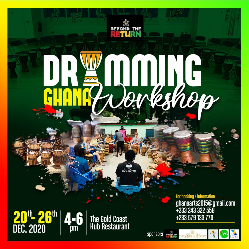 You are currently viewing Drumming Ghana Workshop to Celebrate Traditional Ghanaian Styles of Music
