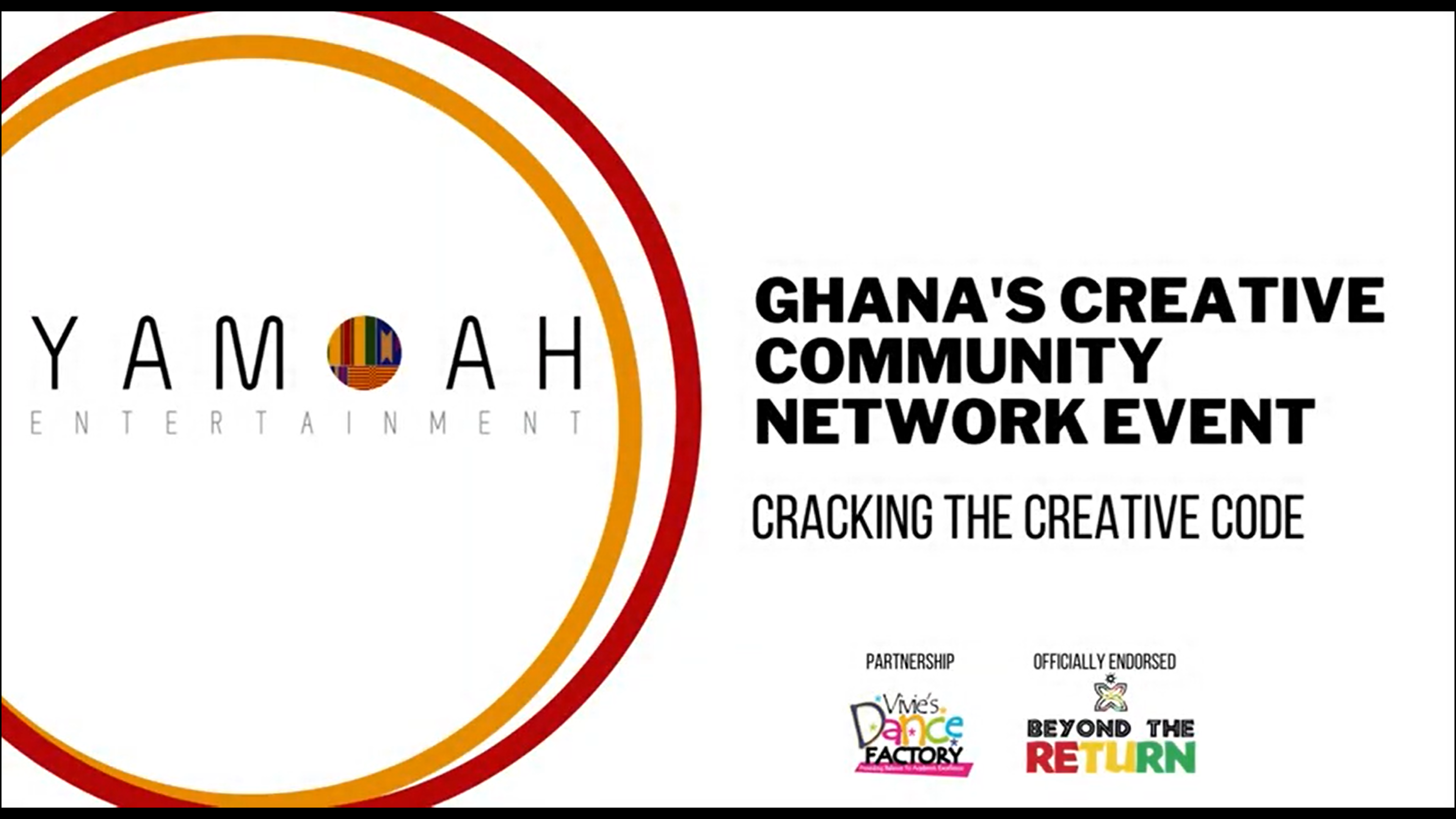 Read more about the article Ghana’s Creative Community Network Event – Cracking the Creative Code